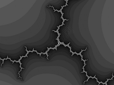 灰色抽象分形图解用作背景抽象分形背景图片