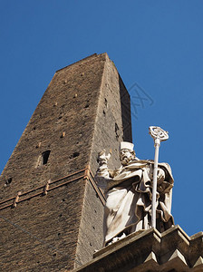 圣佩特罗尼奥雕像于1683年在意大利博洛尼亚由加布里埃鲁内利雕塑图片