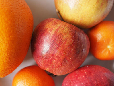 苹果和橙子水素食品背景图片
