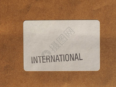 国际航空邮信标签图片