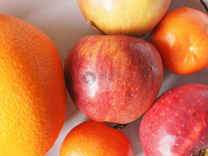 苹果和橙子水素食品背景图片