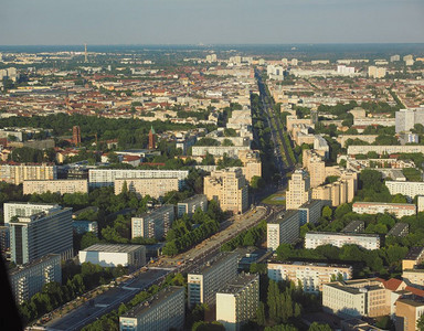 德国柏林市空中观察柏林图片