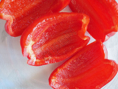红辣椒又名甜椒蔬菜素食红椒蔬菜食品图片