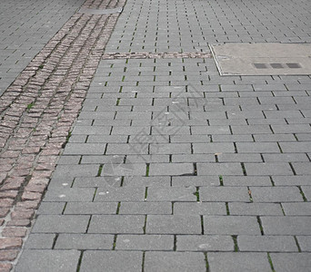 灰色混凝土砖路面纹理可用作背景灰瓦混凝土纹理背景图片
