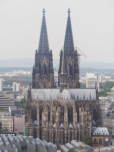 科尔纳大教堂KoelnerDomHoheDomkircheSanktPetrus意为圣彼得大教堂德国科尔恩的哥特式教堂科恩圣彼得图片