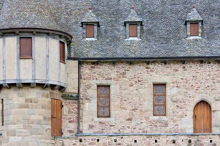 法国布列塔尼古老城堡罗切图片