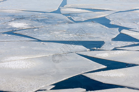 冰封的大海有大片浮冰的图案有浮冰图案的冰冻海背景图片