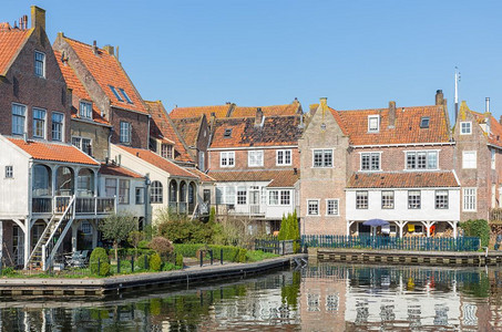荷兰古老历史城市风景图片