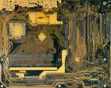个人计算机主架背面的电子路图片