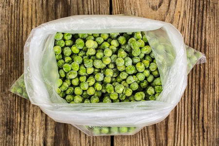 塑料袋中冻结的蔬菜工作室照片图片