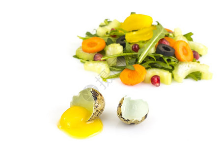 蔬菜饮食沙拉配有菜和青工作室照片蔬菜饮食沙拉配有菜和青图片