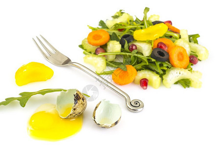 蔬菜饮食沙拉配有菜和青工作室照片蔬菜饮食沙拉配有菜和青图片