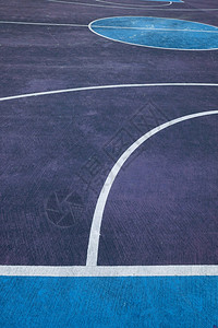街头彩色篮球场背景图片