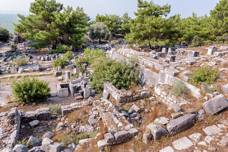 土耳其AydinPrieneSokeAydin古希腊城高分辨率全景图片