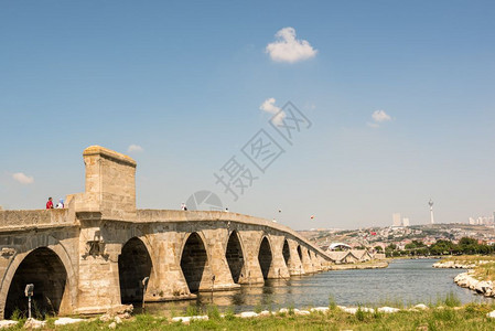 土耳其伊斯坦布尔2017年7月30日由奥斯曼帝国建筑公司MimarSinan建筑师Sinan建造的KucukcekmeceMim图片
