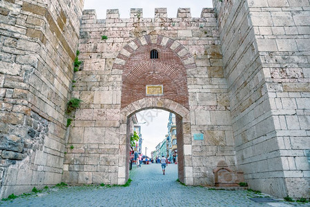 2018年5月日土耳其BursaBursa城堡入口苏丹SaltanatGate土耳其Bursa城堡入口图片