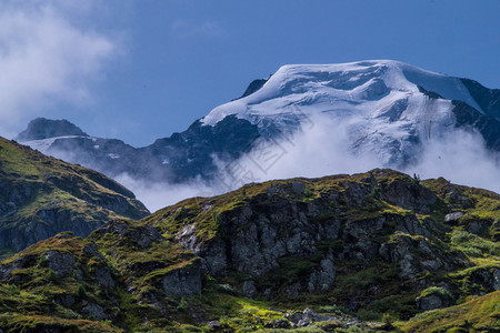 瑞士阿尔卑斯山景观图片