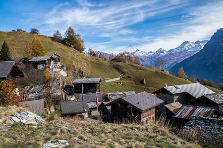 瑞士瓦莱斯博德马背景图片