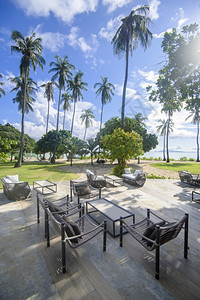 泰国菲岛绿热带花园的Cozy平房美景图片