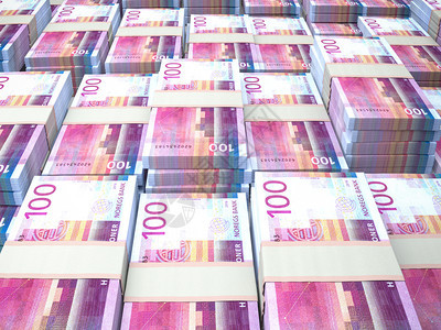 挪威货币商业背景奥斯陆挪威克朗图片