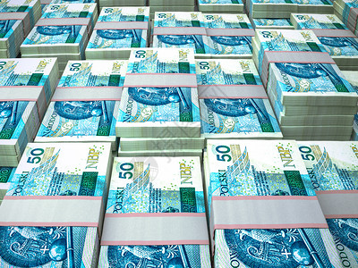 克拉科夫波兰货币商业背景华沙波兰兹罗提设计图片