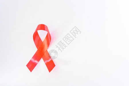 红丝带支持艾滋白背景的艾滋病和复制使用空间图片