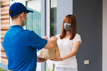 送递女人工作高清图片