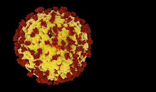 新冠爆发流感的背景疾病医疗风险大概念以疾病细胞为3D介质显微镜下的流感COVID19细胞的图像新冠新冠流感爆发背景图片