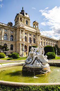 奥地利维也纳公园和雕塑的著名纳图里历史博物馆自然历史博物馆的美景奥地利维也纳艺术历史博物馆图片