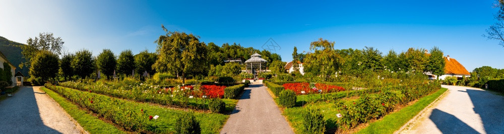 Stubenbergam见Styria奥地利2019年月5日欧洲Herberstein宫殿花园旅游景点度假目的地Herberst图片