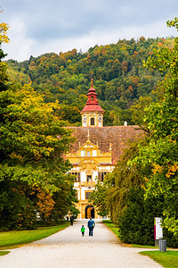 2019年月2日在秋天旅游景点的埃根贝格宫观光Styria著名的旅游景点图片