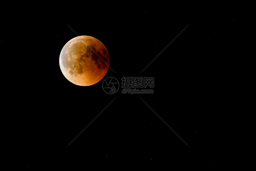 18年血腥月食满夜空背景血腥月食满18年夜空高清图片下载 正版图片 摄图网