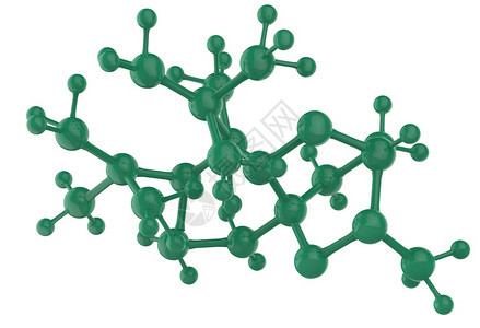 分子3don白色背景图片