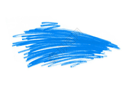 白背景上孤立的抽象蓝光自由手画纹理图片