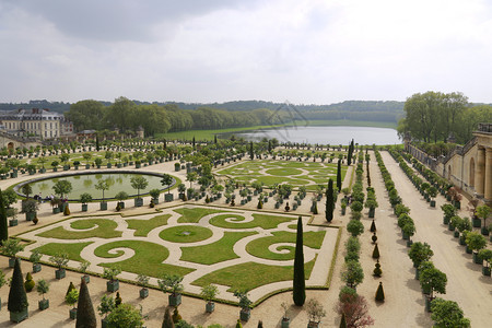 VERSAILES巴黎法国2017年5月日凡尔赛皇家宫著名的花园图片