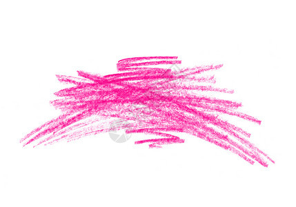白色背景上分离的抽象明亮粉红触摸纹理图片