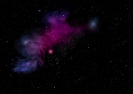 太空中的恒星场一个云和气体拥堵由NASA提供的图像元素3D转换空间中的恒星场和一个云转换图片