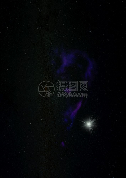 星体在太空中的恒星场一个云和气体拥堵由NASA提供的图像元素星体在太空中的恒星场和一个云图片