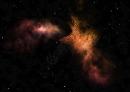 远在射向太空的星云和恒场由NASA提供的图像元素3D映射正在出星云和恒场映射图片