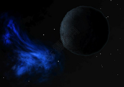 行星在太空中对抗恒星和云由美国航天局提供的图像元素3D转换行星在太空中对抗恒星转换图片