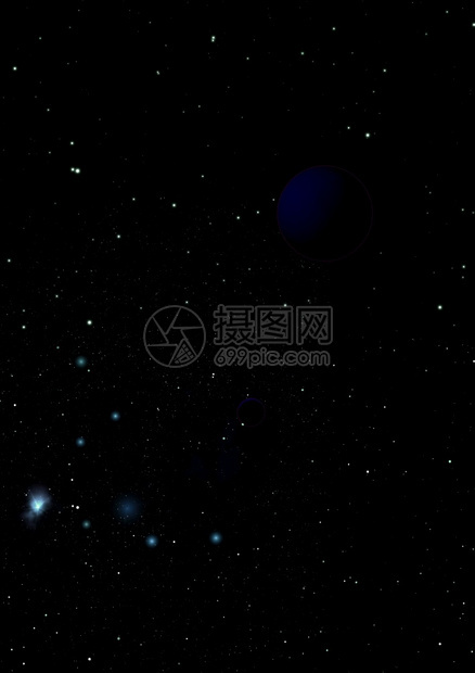 行星在空间中对抗恒星和云由美国航天局提供的图像元素3D映射遥远的行星在空间中对抗恒星和云图片