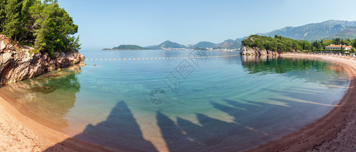 粉色沙滩MontenegroBudva附近的景象图片