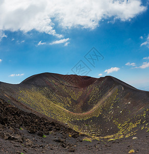 意大利西里埃特纳火山口之间图片