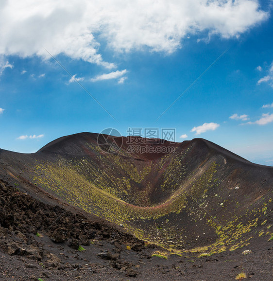 意大利西里埃特纳火山口之间图片