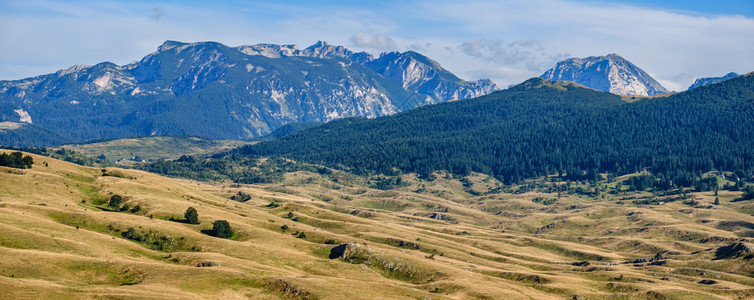 黑山欧洲巴尔干DinaricAlps教科文组织世界遗产Durmitor全景公路图片