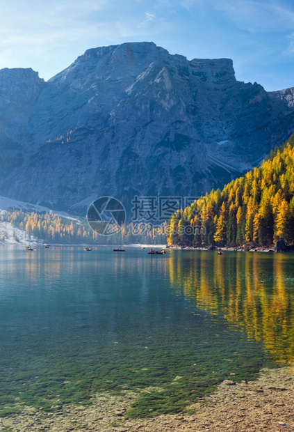 南蒂罗尔州多洛米特阿尔卑斯州意大利欧洲照片流逝季节和自然美景人们无法辨认图片