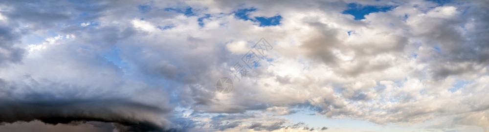 自然天气候自然天空全景背场图片