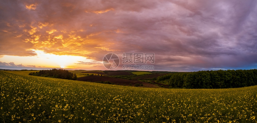 自然季节天气候农村美貌概念和背景全图片