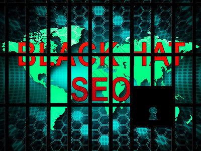 BlackHatSeo网站最佳化2d说明展示搜索引擎营销如链接建设关键词排行和促销网络高清图片素材