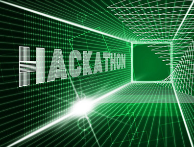 Hackathon技术威胁在线编码3d图片